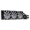 Sharkoon CPU Water Cooler - S90 RGB AIO 360 mm (max. 35 dB (A); max. 131.93 m3/h; 3x12cm, A-RGB LED, fekete)