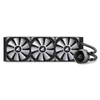 Sharkoon CPU Water Cooler - S90 RGB AIO 360 mm (max. 35 dB (A); max. 131.93 m3/h; 3x12cm, A-RGB LED, fekete)
