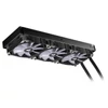 Sharkoon CPU Water Cooler - S90 RGB AIO 360 mm (max. 35 dB (A); max. 131.93 m3/h; 3x12cm, A-RGB LED, fekete)