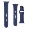 Kép 2/5 - FIXED Szilikon strap Apple Watch 38 mm/40 mm Kék