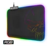 Spirit of Gamer Medium fekete RGB LED világító gamer egérpad