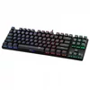 Kép 4/8 - T-Dagger Bora Wired Keyboard Blue Switch Black HU