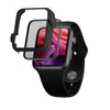 Kép 1/2 - FIXED teljes kijelzős üvegfólia applikátorral Apple Watch 42mm órához, fekete
