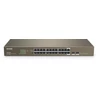 Kép 2/4 - Tenda Switch - TEG1024F (24x1Gbps + 2x SFP; rack-mount)
