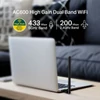 Kép 6/10 - TP-Link Archer T2U Plus AC600 Vezeték nélküli Dual Band USB adapter