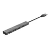Kép 3/6 - USB elosztó-HUB, 4 port, alumínium, USB 2.0, TRUST "Halyx"