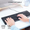 Billentyűzet, vezetékes, USB, HUN, TRUST 