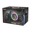 Kép 16/17 - Trust GXT 629 Tytan 2.1 Speaker RGB jack 120W fa gamer hangszóró