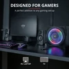 Kép 7/17 - Trust GXT 629 Tytan 2.1 Speaker RGB jack 120W fa gamer hangszóró