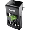 Elemtöltő, AA/AAA/9V, 4xAA 2100 mAh, LCD kijelző, VARTA 