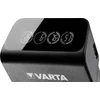Elemtöltő, AA/AAA/9V, 4xAA 2100 mAh, LCD kijelző, VARTA 