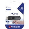 Kép 4/8 - Pendrive, 128GB, USB 3.2, 80/25 MB/s, VERBATIM "V3", fekete-szürke