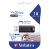 Kép 5/13 - Pendrive, 16GB, USB 3.2, VERBATIM "Pinstripe", fekete