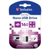 Kép 6/6 - Pendrive, 16GB, USB 2.0, 10/3MB/sec, VERBATIM "Nano"