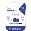 Pendrive, 32GB, USB 3.2+USB-C adapter, VERBATIM 