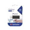 Kép 4/6 - Pendrive, 32GB, USB 3.2, VERBATIM "Pinstripe", fekete