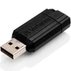 Kép 5/8 - Pendrive, 64GB, USB 2.0, 10/4MB/sec, VERBATIM "PinStripe", fekete