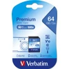 Memóriakártya, SDXC, 64GB, CL10/U1, 90/10 MB/s, VERBATIM 