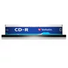 VERBATIM CDV7052B10DL CD-R DataLife cake box CD lemez 10db/csomag