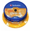 Kép 6/8 - VERBATIM DVDV-16B25 DVD-R cake box DVD lemez 25db/csomag