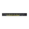 Kép 7/8 - ZyXEL GS1900-10HP v2 8port GbE LAN PoE (70W) 2port GbE SFP smart menedzselhető PoE switch