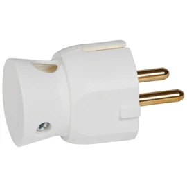 Legrand 050316 2P+F földelt oldalsó bekötésű csatlakozódugó