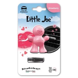 Autóillatosító, szellőzőrácsra, LITTLE JOE "Strawberry", s.rózsaszín