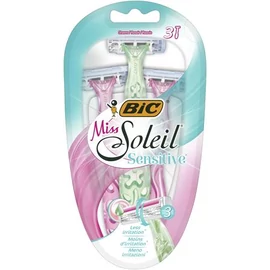 Női eldobható borotva BIC "MISS SOLEIL SENSITIVE", 3db/bliszt
