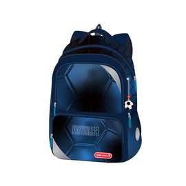 Iskolatáska, cipzáras, BELMIL "Maxi Packspecial T-Football Light", foci