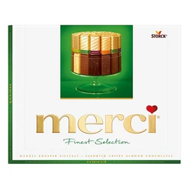 Csokoládé MERCI zöld 250 g