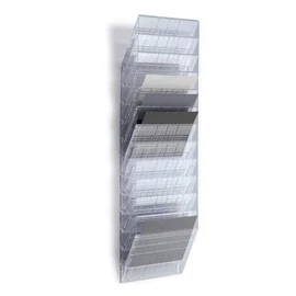 Prospektustartó A4, Durable Flexibox 12 fekvő, áttetsző