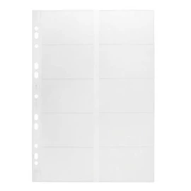 Névjegytartó betét, 10 db-os, DURABLE
