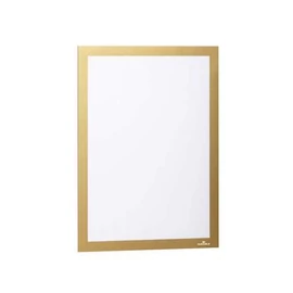 Infokeret, A4, öntapadó háttal, DURABLE "DURAFRAME®", arany