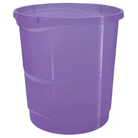 Papírkosár, 14 liter, ESSELTE "Colour`Breeze", áttetsző levendula