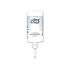 Folyékony szappan, 1 l, S1 rendszer, TORK "Érzékeny bőrre", fehér