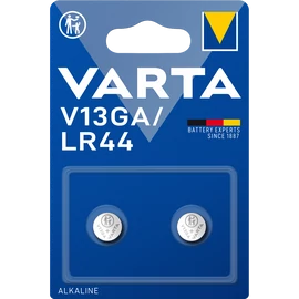 Gombelem, V13GA/LR44/A76, 2 db, VARTA