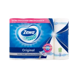 Háztartási papírtörlő 2 rétegű 4 tek/csomag Wish&amp;Weg Original Zewa