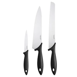 Késkészlet, kezdő, 3 darabos, FISKARS "Essential"