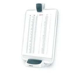Irat- és tablet tartó, FELLOWES I-Spire Series™, fehér-grafitszürke