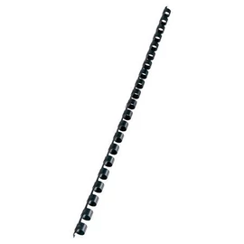 Spirál, műanyag, 10mm, 41-55lap, VICTORIA, fekete, 100db/doboz