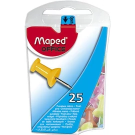 Térképtű, 10mm, MAPED, vegyes színek, 25db/bliszt