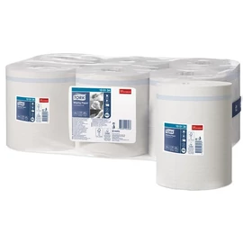 Törlőpapír, belsőmag-adagolás, M2 rendszer, 6tek/krt, 1 rétegű, Advanced, TORK, fehér