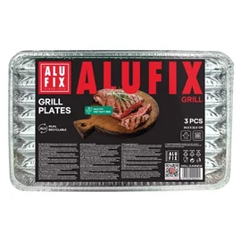 Grilltálca ALUFIX négyszögletű 3db