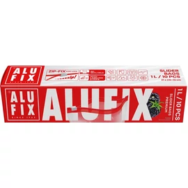 Cipzáras zacskó, 1 l, ALUFIX "Zipp Fix"