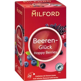 Gyümölcstea, 20x2,5 g, MILFORD "Happy berries", bogyós gyümölcs