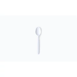 Evőkanál, műanyag, többször használatos, 18,5 cm, 50 db "Venus", fehér