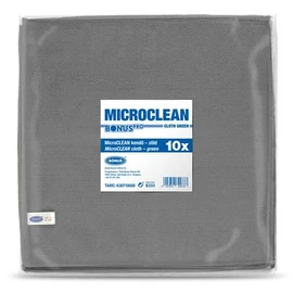 Törlőkendő, univerzális, 10 db, 32x32 cm, BONUS "MicroCLEAN", szürke