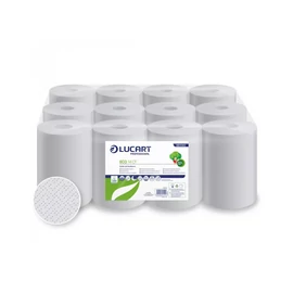 Kéztörlő 2 rétegű tekercses átmérő: 14 cm fehér 12 tekercs/karton 14 CF EcoLucart_861080
