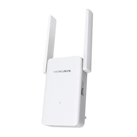 Mercusys Range Extender WiFi AX3000 - ME80X (2402Mbps 5GHz + 574Mbps 2,4GHz; 1x1Gbps; 2 állítható antenna; WPS)