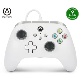 PowerA Xbox Series X|S vezetékes fehér kontroller